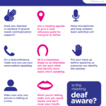 Deaf aware poster