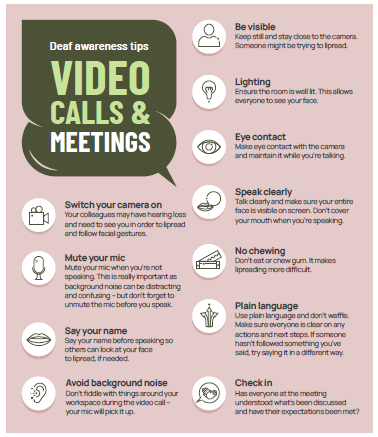 Video calls and meeting tips